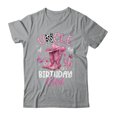 Uncle Of The Birthday Girl Pink Cowgirl Western Cow Girl Shirt & Hoodie | siriusteestore