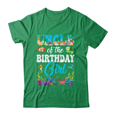 Uncle Of The Birthday Girl Sea Fish Ocean Aquarium Party Shirt & Hoodie | siriusteestore