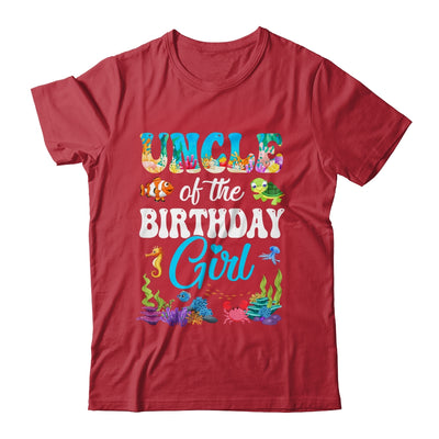 Uncle Of The Birthday Girl Sea Fish Ocean Aquarium Party Shirt & Hoodie | siriusteestore