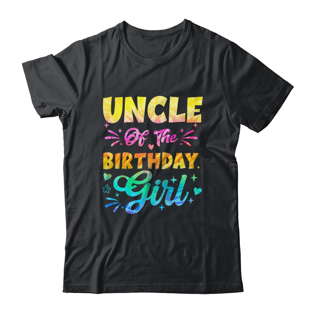 Uncle Of The Birthday Girl Tie Dye 1st Birthday Family Shirt & Hoodie | siriusteestore