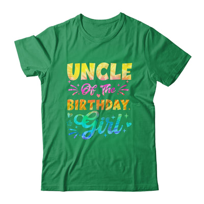 Uncle Of The Birthday Girl Tie Dye 1st Birthday Family Shirt & Hoodie | siriusteestore