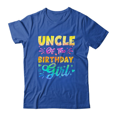 Uncle Of The Birthday Girl Tie Dye 1st Birthday Family Shirt & Hoodie | siriusteestore