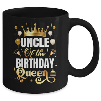 Uncle Of The Birthday Queen Funny Matching Birthday Party Mug | siriusteestore