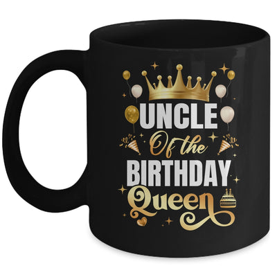 Uncle Of The Birthday Queen Funny Matching Birthday Party Mug | siriusteestore
