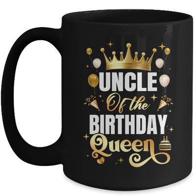 Uncle Of The Birthday Queen Funny Matching Birthday Party Mug | siriusteestore