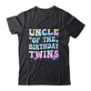 Uncle Of The Birthday Twins Girls Kids Party Retro Bday Shirt & Hoodie | siriusteestore
