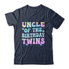 Uncle Of The Birthday Twins Girls Kids Party Retro Bday Shirt & Hoodie | siriusteestore