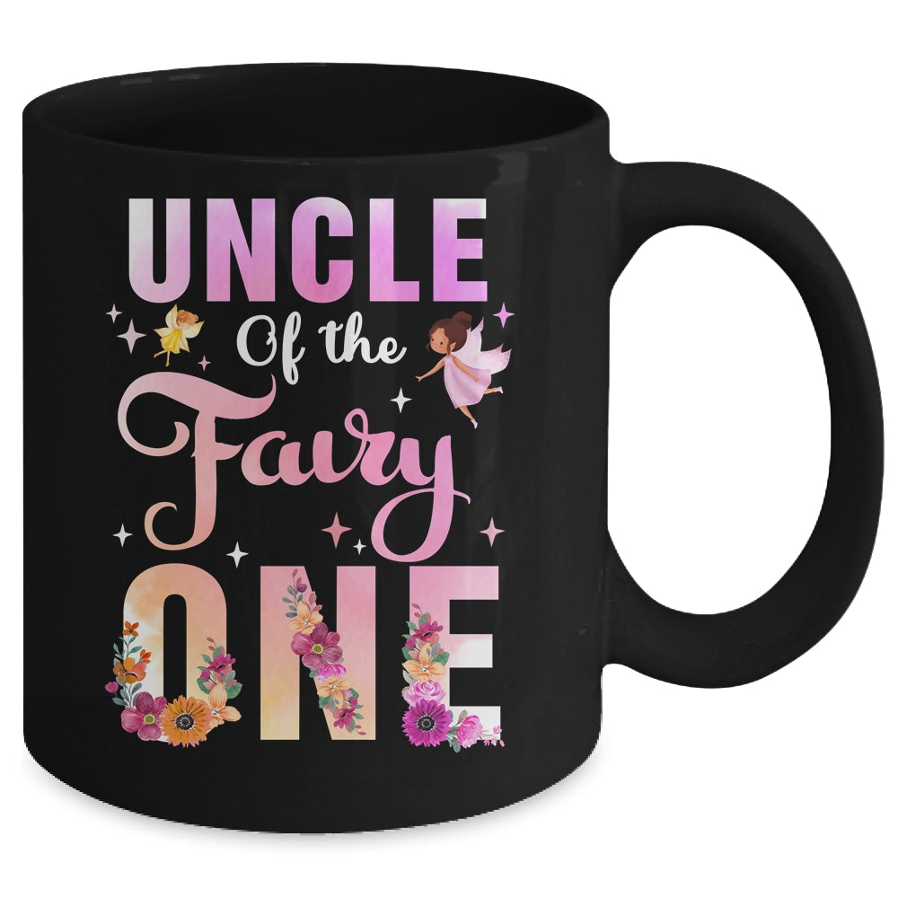 Uncle Of The Fairy One 1st Birthday Girl Party Decoration Mug | siriusteestore