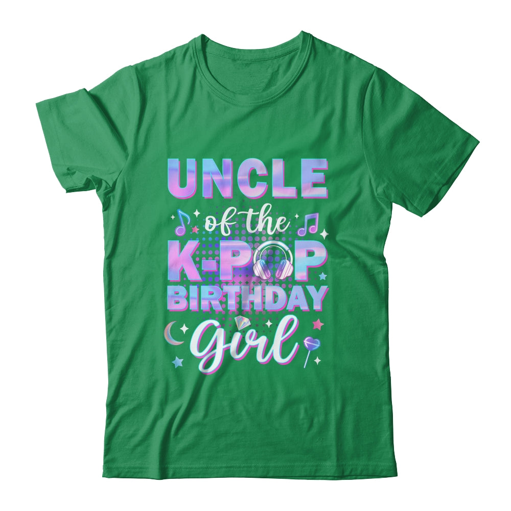 Uncle Of The K-Pop Birthday Girl Matching Family Music Shirt & Hoodie | siriusteestore