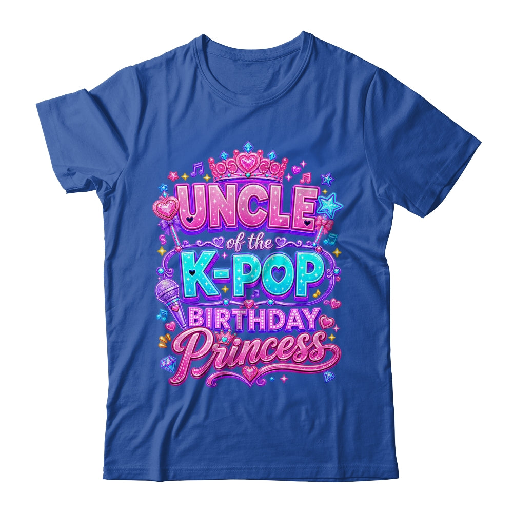 Uncle Of The K-Pop Birthday Princess Korean Music Lovers Shirt & Hoodie | siriusteestore