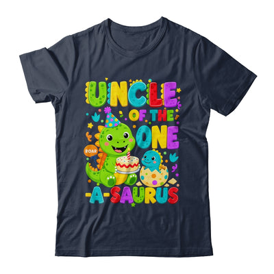 Uncle Of The One-A-Saurus 1St Birthday Boy T-Rex Dinosaur Shirt & Hoodie | siriusteestore