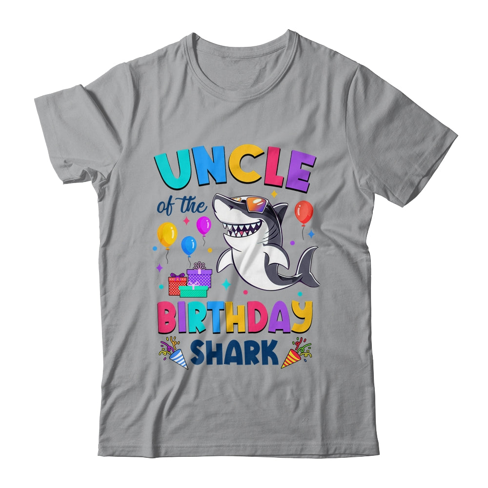Uncle Of The Shark Birthday Family Matching Party Kids Shirt & Hoodie | siriusteestore
