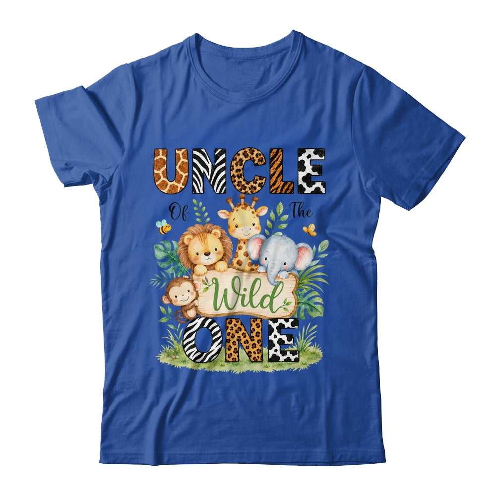 Uncle Of The Wild One First Birthday Boy Jungle Safari Shirt & Hoodie | siriusteestore