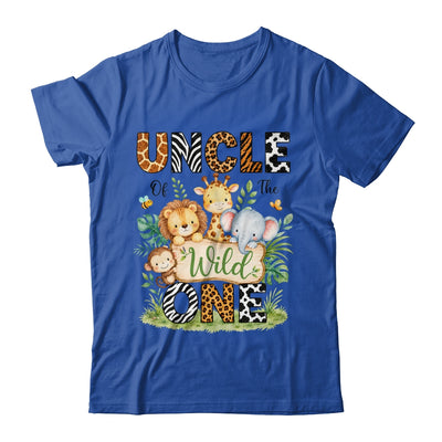 Uncle Of The Wild One First Birthday Boy Jungle Safari Shirt & Hoodie | siriusteestore