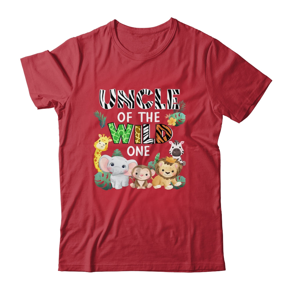 Uncle Of The Wild One Zoo Theme Birthday Safari Animal Shirt & Hoodie | siriusteestore
