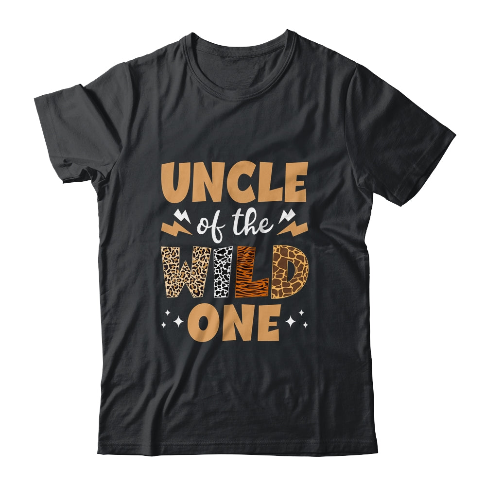 Uncle Of Wild One Jungle 1st Birthday Party Leopard Shirt & Hoodie | siriusteestore