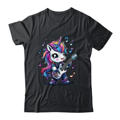 Unicorn Rock & Roll Guitar Rockin Music Guitarist Girl Women Shirt & Tank Top | siriusteestore