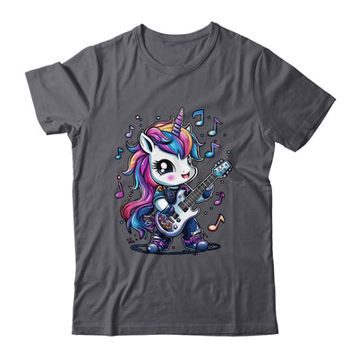 Unicorn Rock & Roll Guitar Rockin Music Guitarist Girl Women Shirt & Tank Top | siriusteestore