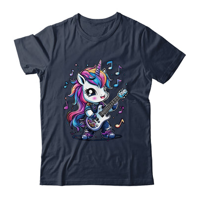 Unicorn Rock & Roll Guitar Rockin Music Guitarist Girl Women Shirt & Tank Top | siriusteestore