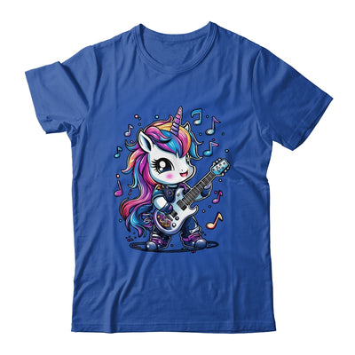 Unicorn Rock & Roll Guitar Rockin Music Guitarist Girl Women Shirt & Tank Top | siriusteestore