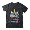 Unicorn Uncle Of The Birthday Princess Unicorn Flower Birthday Shirt & Hoodie | siriusteestore