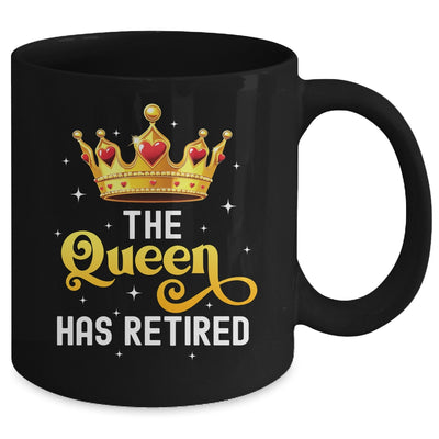 Unique Queen Has Retired Design For Women Grandma Retirement Mug | siriusteestore