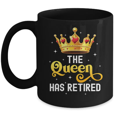 Unique Queen Has Retired Design For Women Grandma Retirement Mug | siriusteestore
