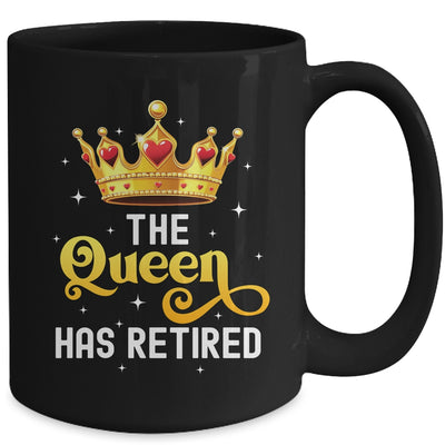 Unique Queen Has Retired Design For Women Grandma Retirement Mug | siriusteestore