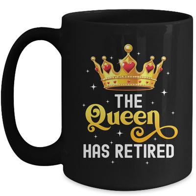 Unique Queen Has Retired Design For Women Grandma Retirement Mug | siriusteestore