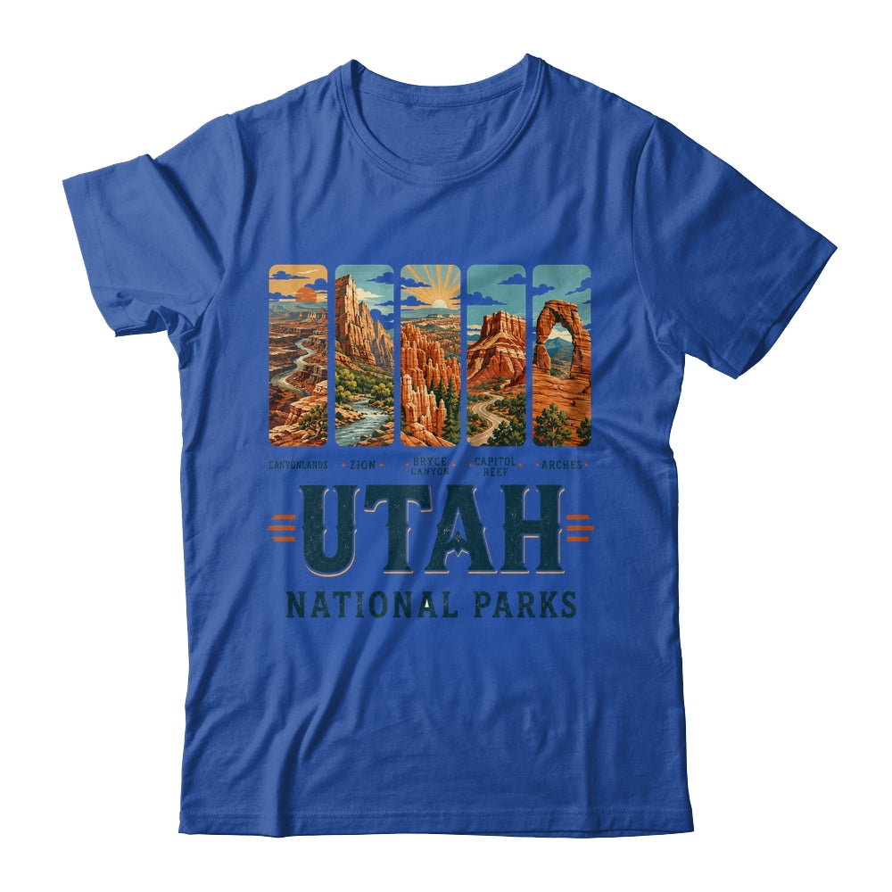 Utah National Parks Arches Bryce Canyon Zion Capitol Reef Shirt & Tank Top | siriusteestore
