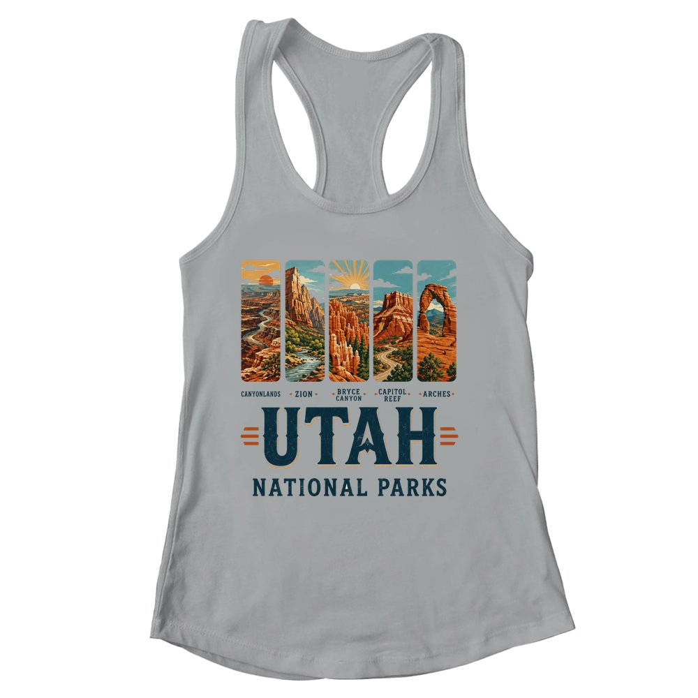 Utah National Parks Arches Bryce Canyon Zion Capitol Reef Shirt & Tank Top | siriusteestore