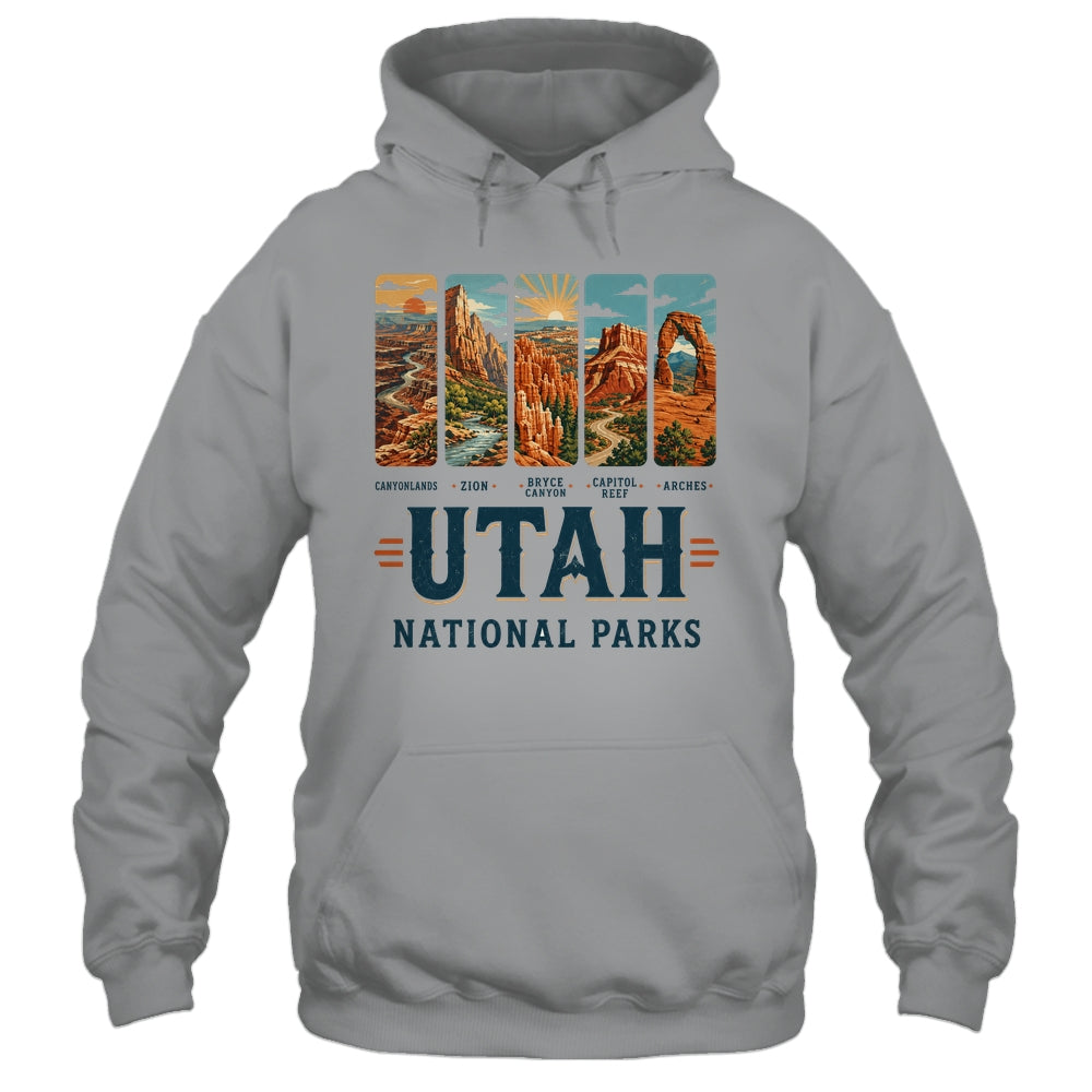 Utah National Parks Arches Bryce Canyon Zion Capitol Reef Shirt & Tank Top | siriusteestore