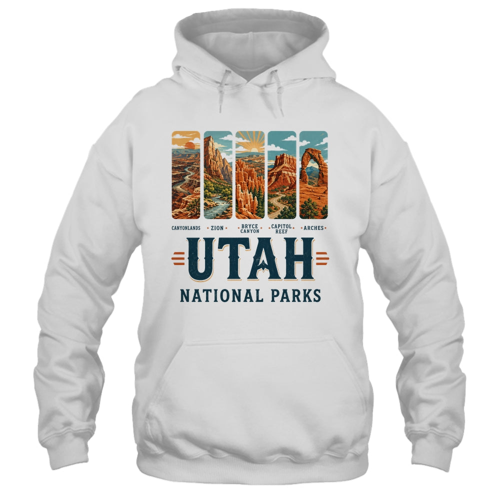 Utah National Parks Arches Bryce Canyon Zion Capitol Reef Shirt & Tank Top | siriusteestore