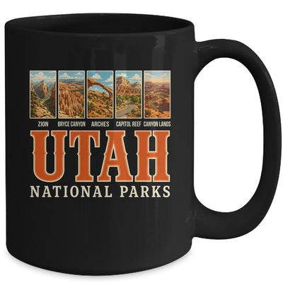 Utah National Parks Retro Travel Zion Arches Hiking Souvenir Mug | siriusteestore
