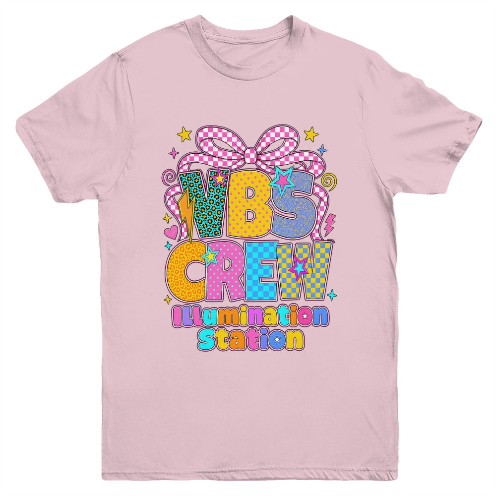 VBS Crew Illumination Station Christian Kids Summer Camp Youth Shirt | siriusteestore