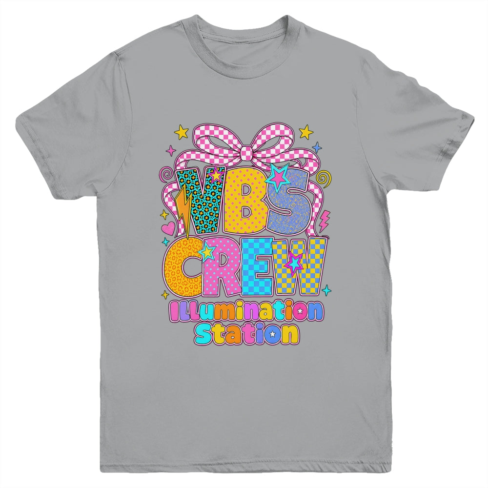 VBS Crew Illumination Station Christian Kids Summer Camp Youth Shirt | siriusteestore