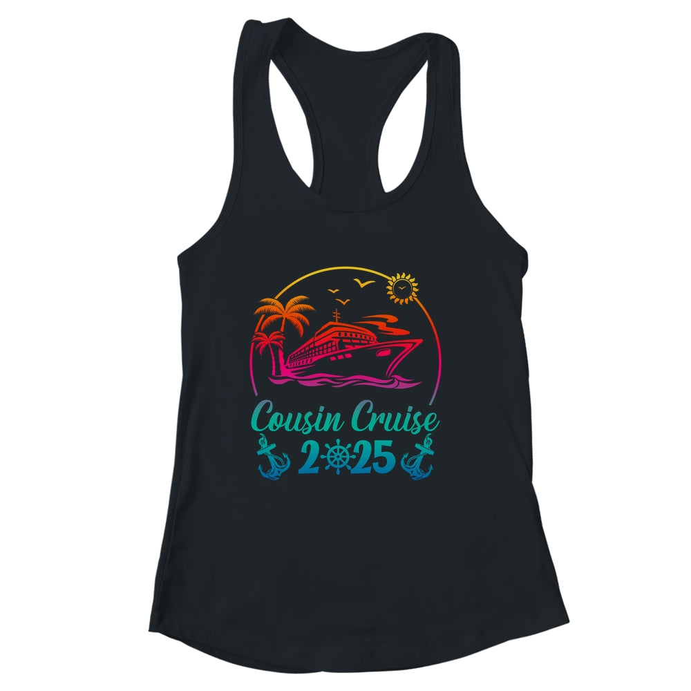 Vacation Cousin Cruise Crew Beach Family Vacation Trip 2025 Shirt & Tank Top | siriusteestore