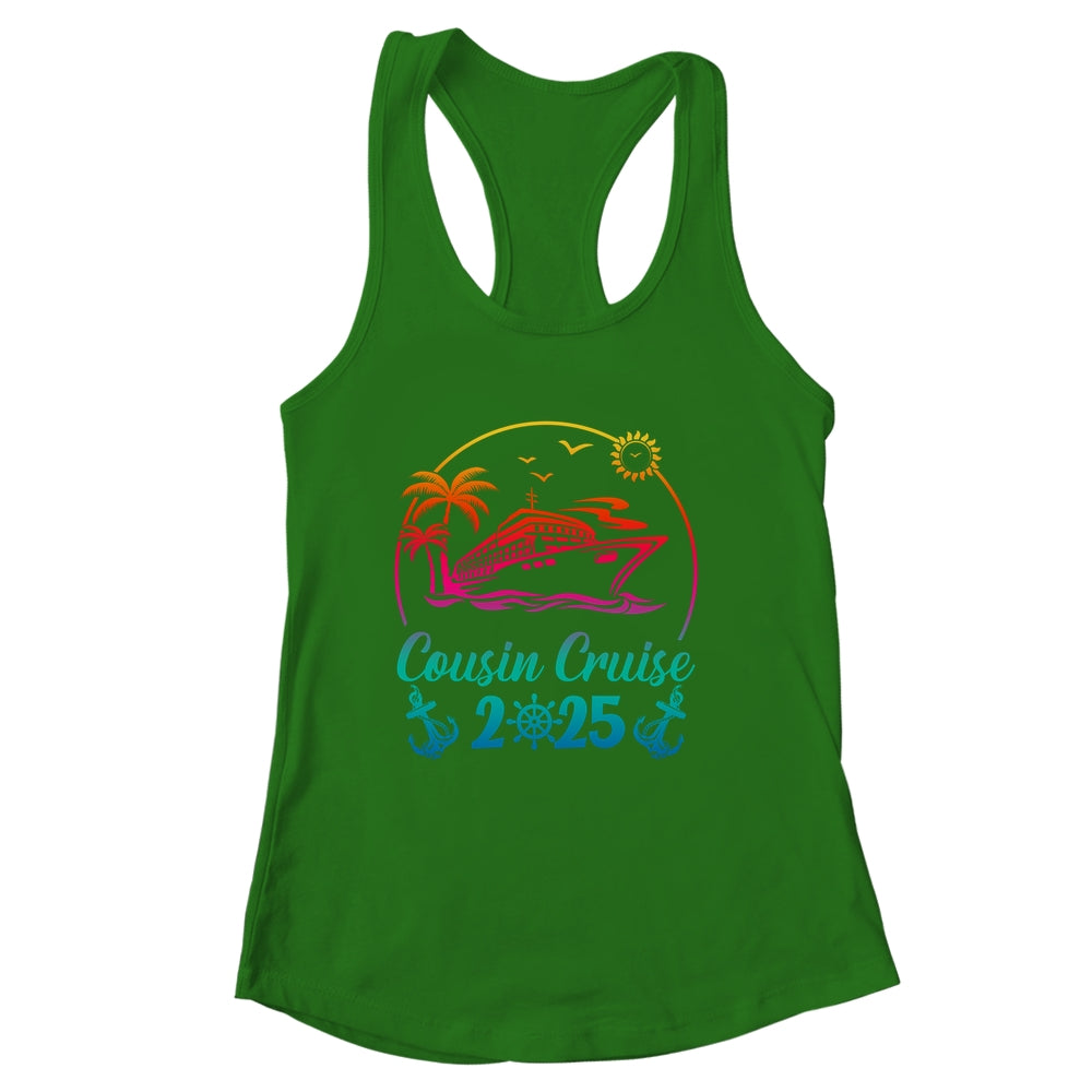Vacation Cousin Cruise Crew Beach Family Vacation Trip 2025 Shirt & Tank Top | siriusteestore