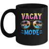 Vacay Mode Palm Tree Beach Vacation Summer Family Holiday Mug | siriusteestore