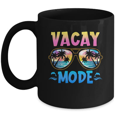 Vacay Mode Palm Tree Beach Vacation Summer Family Holiday Mug | siriusteestore