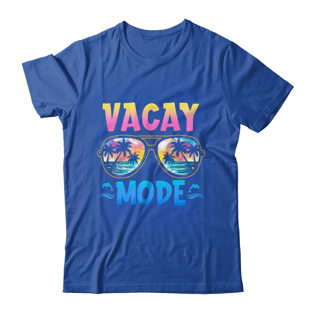 Vacay Mode Palm Tree Beach Vacation Summer Family Holiday Shirt & Tank Top | siriusteestore