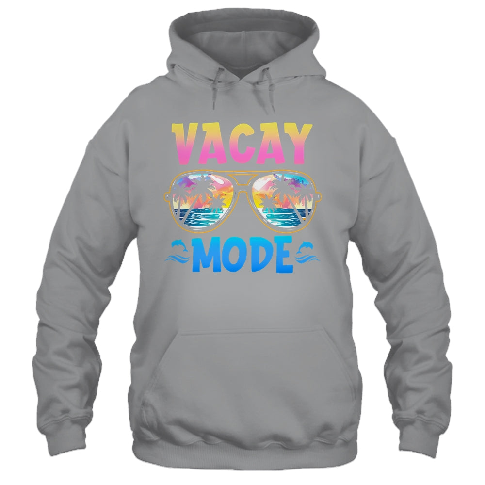 Vacay Mode Palm Tree Beach Vacation Summer Family Holiday Shirt & Tank Top | siriusteestore