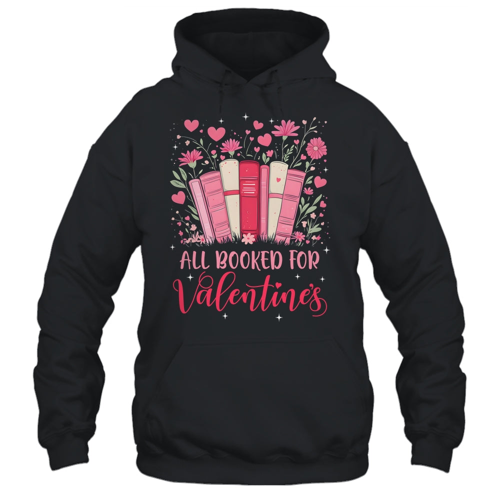 Valentines All Booked For Valentines Book Lovers Teacher Kid Shirt & Tank Top | siriusteestore