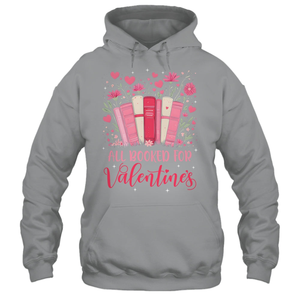 Valentines All Booked For Valentines Book Lovers Teacher Kid Shirt & Tank Top | siriusteestore