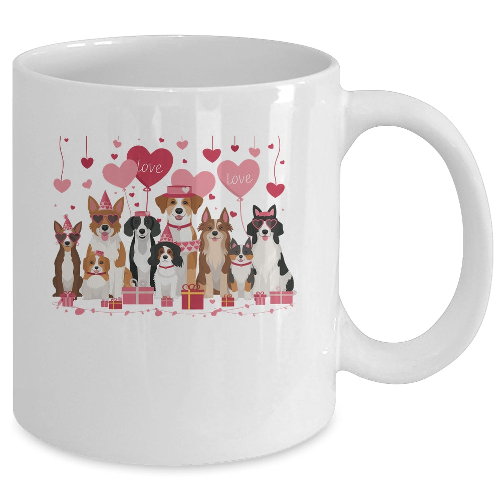 Valentines Dog Owner Valentines Day Design Loving Dogs Mug | siriusteestore