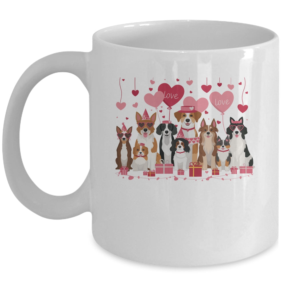 Valentines Dog Owner Valentines Day Design Loving Dogs Mug | siriusteestore