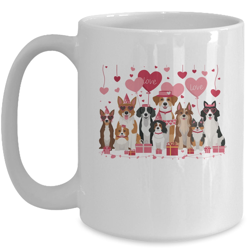 Valentines Dog Owner Valentines Day Design Loving Dogs Mug | siriusteestore
