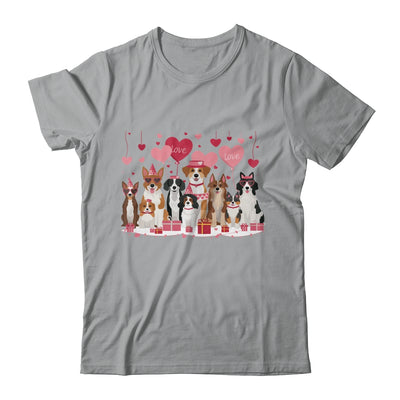 Valentines Dog Owner Valentines Day Design Loving Dogs Shirt & Sweatshirt | siriusteestore