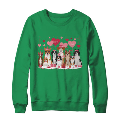 Valentines Dog Owner Valentines Day Design Loving Dogs Shirt & Sweatshirt | siriusteestore