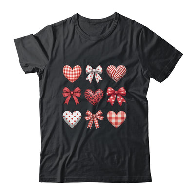 Valentines Hearts Leopard Coquette Bow Daughter Women Girls Shirt & Tank Top | siriusteestore